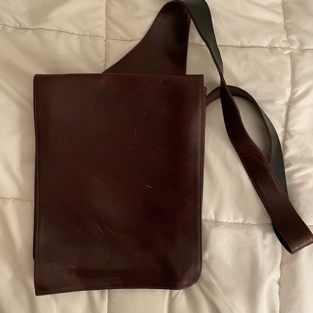 Village Tannery NYC Brown Leather Bag